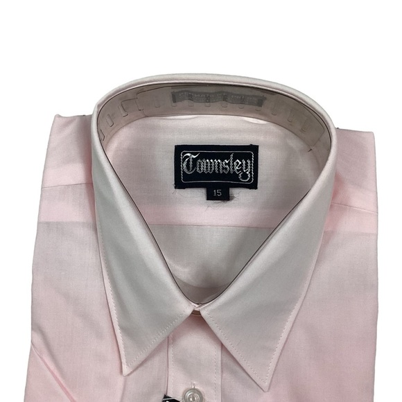 Vintage 70s Townsley button front half sleeve shirt - Picture 3 of 5